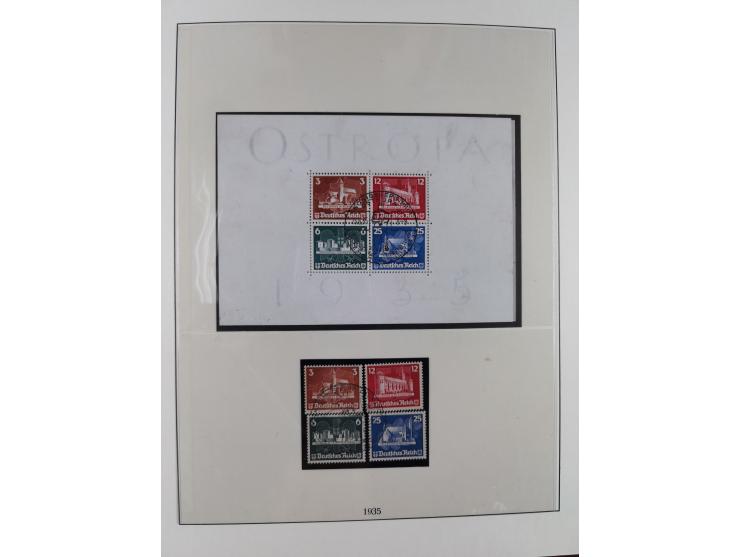 1900/45, reichhaltige gestempelte Sammlung, teils spezialisiert mit einigen Besonderheiten und Belegen, dabei u.a. Mi. 66, 30