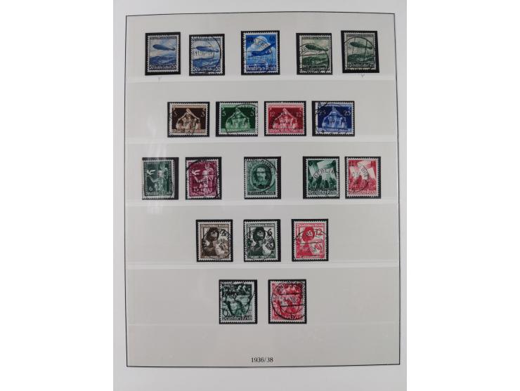 1900/45, reichhaltige gestempelte Sammlung, teils spezialisiert mit einigen Besonderheiten und Belegen, dabei u.a. Mi. 66, 30