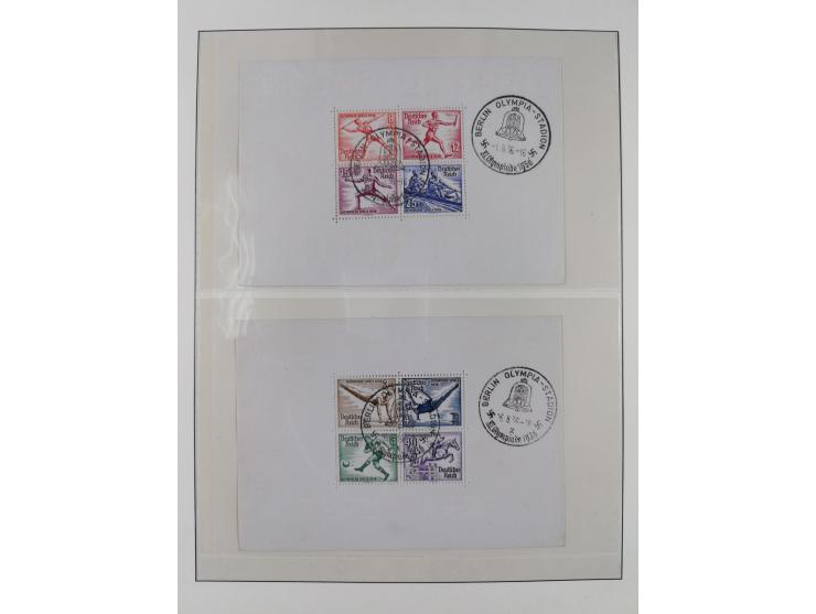 1900/45, reichhaltige gestempelte Sammlung, teils spezialisiert mit einigen Besonderheiten und Belegen, dabei u.a. Mi. 66, 30