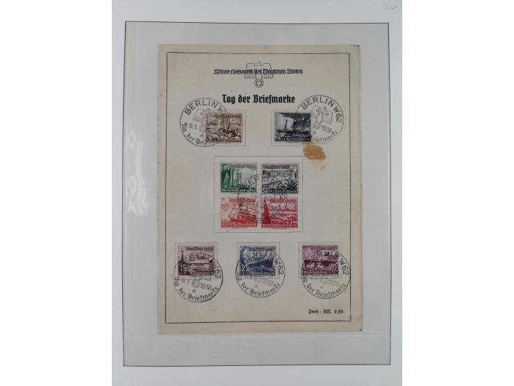 1900/45, reichhaltige gestempelte Sammlung, teils spezialisiert mit einigen Besonderheiten und Belegen, dabei u.a. Mi. 66, 30