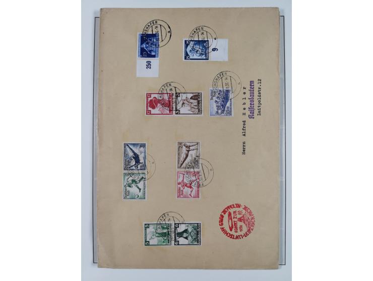 1900/45, reichhaltige gestempelte Sammlung, teils spezialisiert mit einigen Besonderheiten und Belegen, dabei u.a. Mi. 66, 30