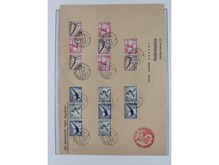 1900/45, reichhaltige gestempelte Sammlung, teils spezialisiert mit einigen Besonderheiten und Belegen, dabei u.a. Mi. 66, 30