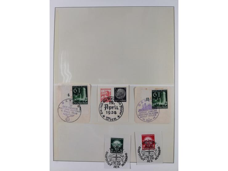 1900/45, reichhaltige gestempelte Sammlung, teils spezialisiert mit einigen Besonderheiten und Belegen, dabei u.a. Mi. 66, 30