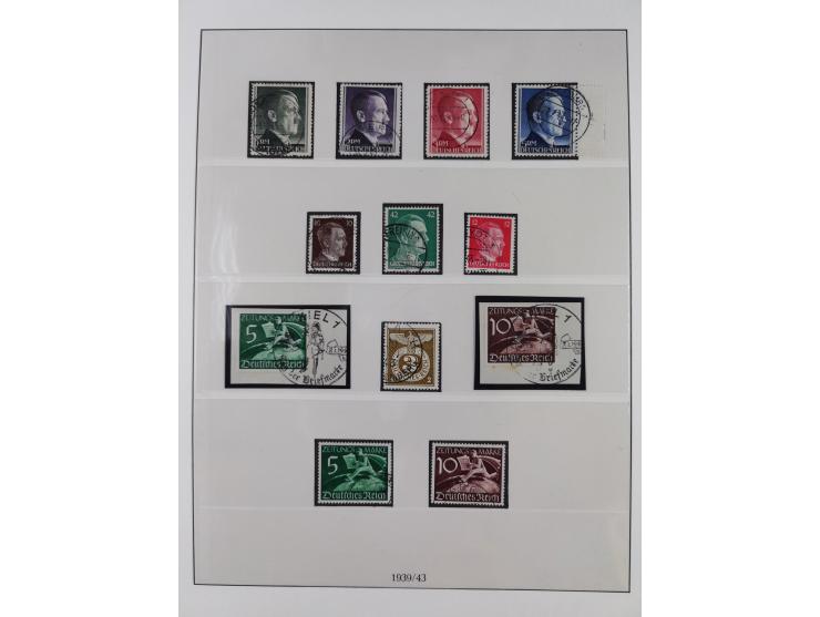1900/45, reichhaltige gestempelte Sammlung, teils spezialisiert mit einigen Besonderheiten und Belegen, dabei u.a. Mi. 66, 30