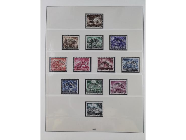 1900/45, reichhaltige gestempelte Sammlung, teils spezialisiert mit einigen Besonderheiten und Belegen, dabei u.a. Mi. 66, 30