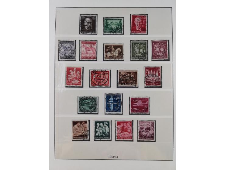 1900/45, reichhaltige gestempelte Sammlung, teils spezialisiert mit einigen Besonderheiten und Belegen, dabei u.a. Mi. 66, 30