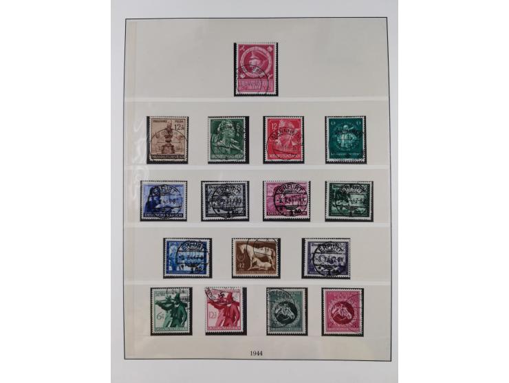 1900/45, reichhaltige gestempelte Sammlung, teils spezialisiert mit einigen Besonderheiten und Belegen, dabei u.a. Mi. 66, 30