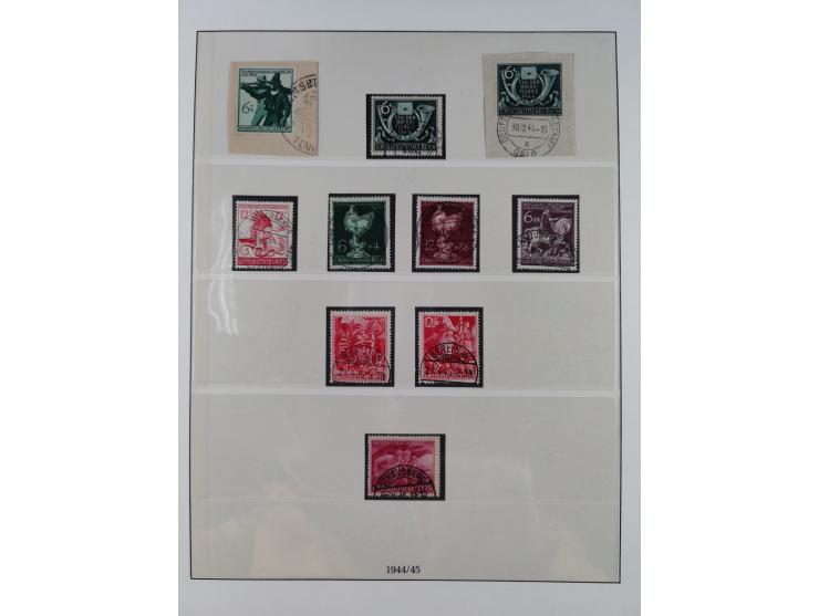 1900/45, reichhaltige gestempelte Sammlung, teils spezialisiert mit einigen Besonderheiten und Belegen, dabei u.a. Mi. 66, 30