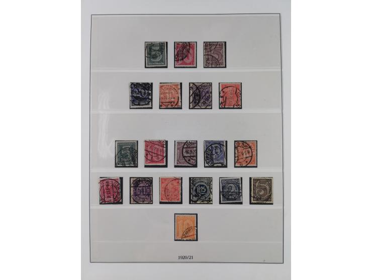 1900/45, reichhaltige gestempelte Sammlung, teils spezialisiert mit einigen Besonderheiten und Belegen, dabei u.a. Mi. 66, 30