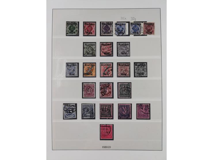 1900/45, reichhaltige gestempelte Sammlung, teils spezialisiert mit einigen Besonderheiten und Belegen, dabei u.a. Mi. 66, 30
