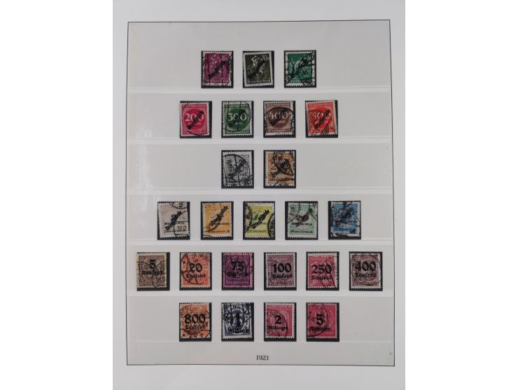 1900/45, reichhaltige gestempelte Sammlung, teils spezialisiert mit einigen Besonderheiten und Belegen, dabei u.a. Mi. 66, 30