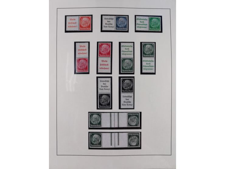 1933/45, postfrische und ganz wenig ungebrauchte Sammlung, in den Hauptnummern offensichtlich komplett