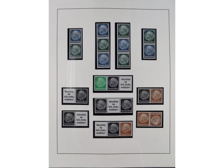1933/45, postfrische und ganz wenig ungebrauchte Sammlung, in den Hauptnummern offensichtlich komplett