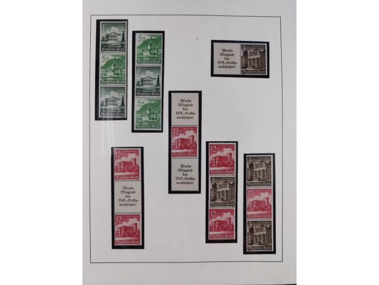 1933/45, postfrische und ganz wenig ungebrauchte Sammlung, in den Hauptnummern offensichtlich komplett