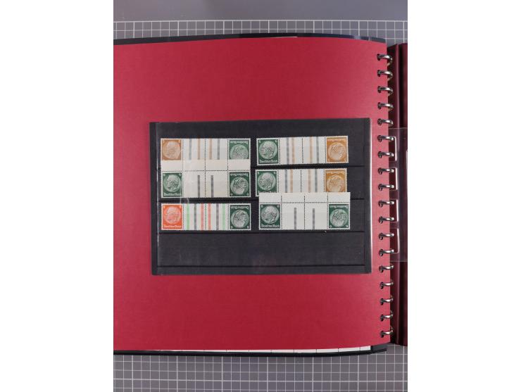 1933/45, postfrische und ganz wenig ungebrauchte Sammlung, in den Hauptnummern offensichtlich komplett