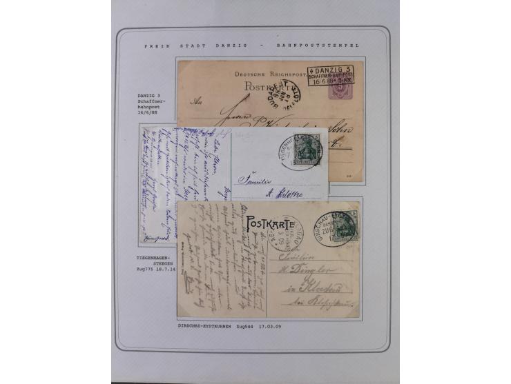1920/39, reichhaltige gestempelte Sammlung, aufgelockert durch zahlreiche Briefe, Karten und Paketkarten, in den Hauptnummern