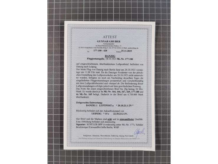 1920/39, reichhaltige gestempelte Sammlung, aufgelockert durch zahlreiche Briefe, Karten und Paketkarten, in den Hauptnummern