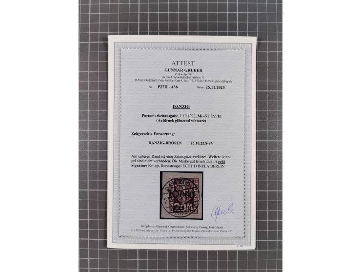 1920/39, reichhaltige gestempelte Sammlung, aufgelockert durch zahlreiche Briefe, Karten und Paketkarten, in den Hauptnummern