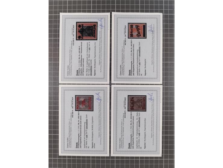 1920/39, reichhaltige gestempelte Sammlung, aufgelockert durch zahlreiche Briefe, Karten und Paketkarten, in den Hauptnummern