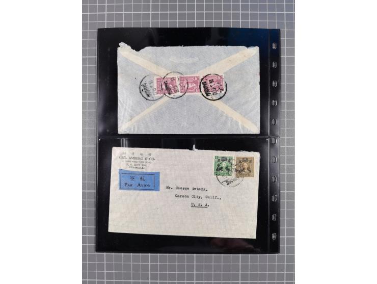 1934/49 (ca.), Chinese Airmail attractive accumulation of over 120 covers with a wealth of interesting usages and postal rate