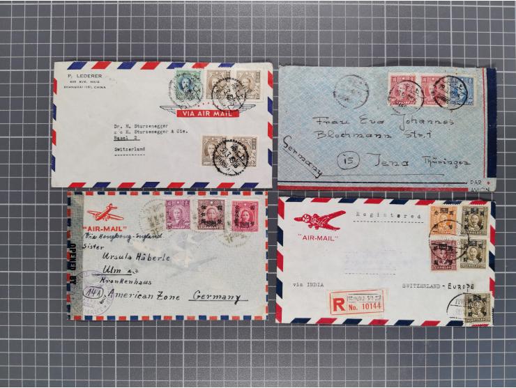 1934/49 (ca.), Chinese Airmail attractive accumulation of over 120 covers with a wealth of interesting usages and postal rate