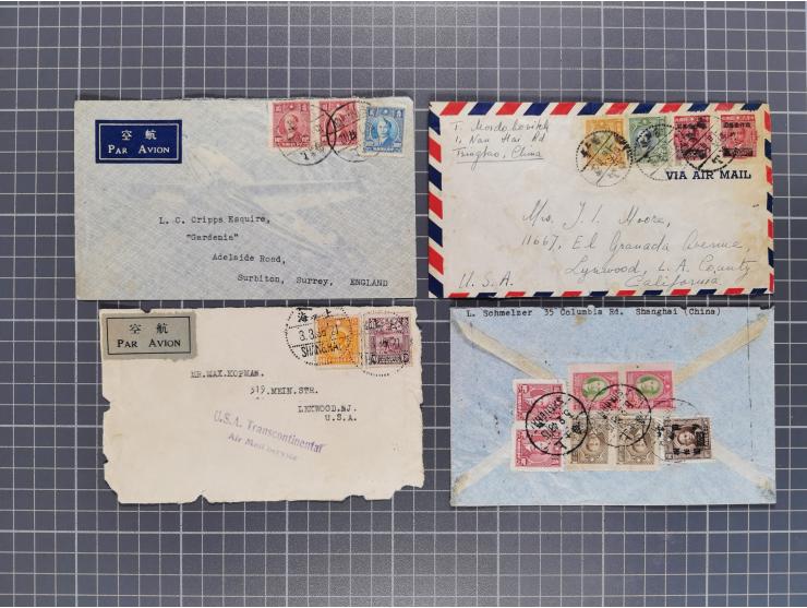 1934/49 (ca.), Chinese Airmail attractive accumulation of over 120 covers with a wealth of interesting usages and postal rate