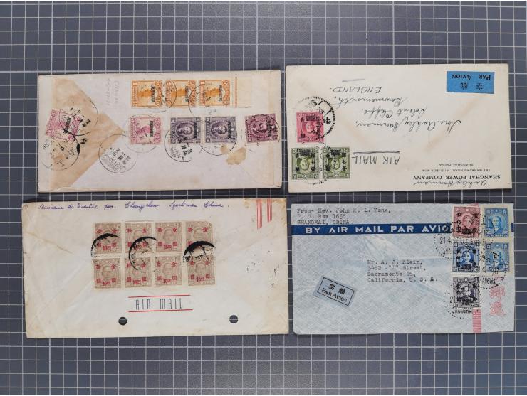 1934/49 (ca.), Chinese Airmail attractive accumulation of over 120 covers with a wealth of interesting usages and postal rate