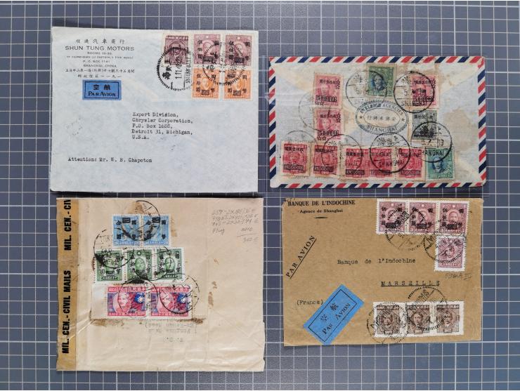 1934/49 (ca.), Chinese Airmail attractive accumulation of over 120 covers with a wealth of interesting usages and postal rate