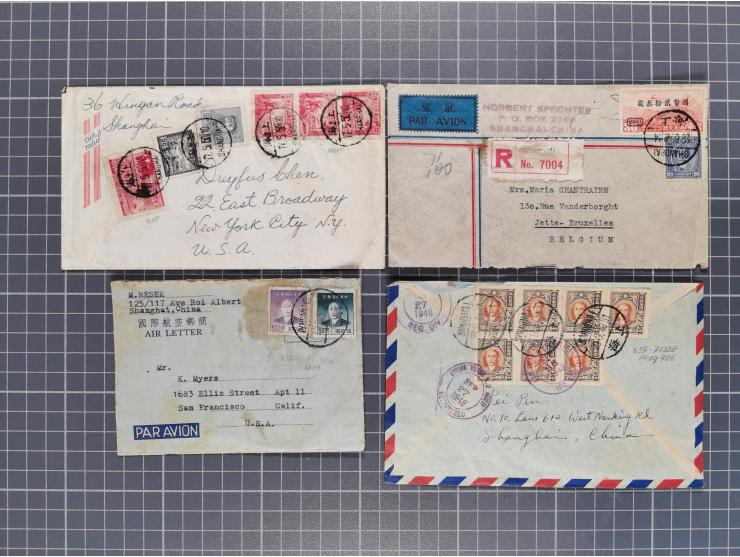 1934/49 (ca.), Chinese Airmail attractive accumulation of over 120 covers with a wealth of interesting usages and postal rate