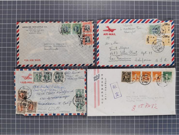 1934/49 (ca.), Chinese Airmail attractive accumulation of over 120 covers with a wealth of interesting usages and postal rate