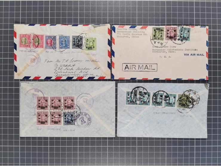 1934/49 (ca.), Chinese Airmail attractive accumulation of over 120 covers with a wealth of interesting usages and postal rate