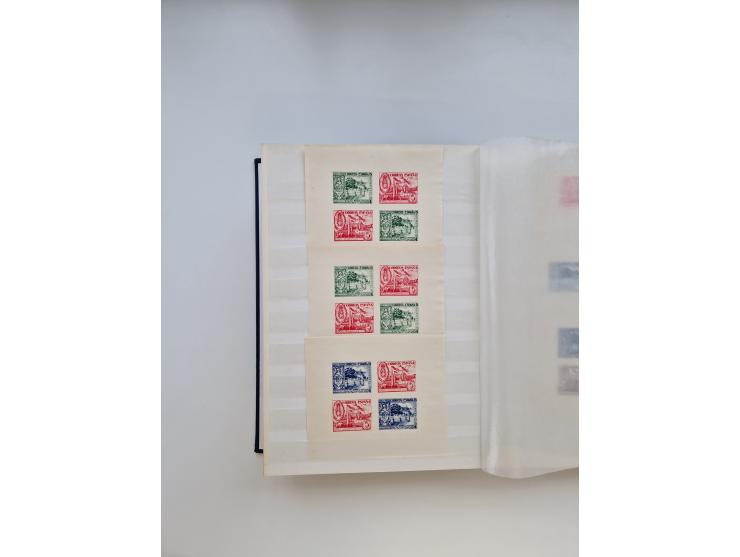 1850/2000, collection in 4 KABE albums and 2 stockbooks, including local stamps, etc.