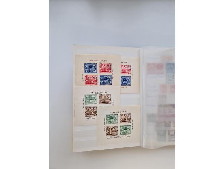 1850/2000, collection in 4 KABE albums and 2 stockbooks, including local stamps, etc.