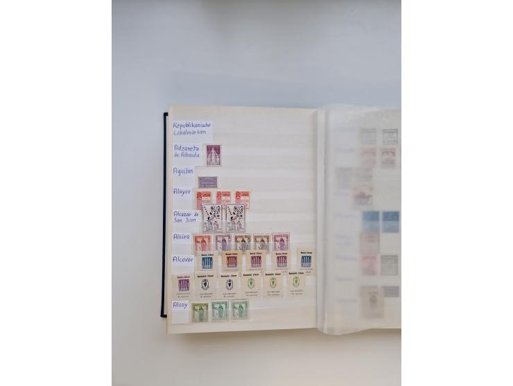 1850/2000, collection in 4 KABE albums and 2 stockbooks, including local stamps, etc.