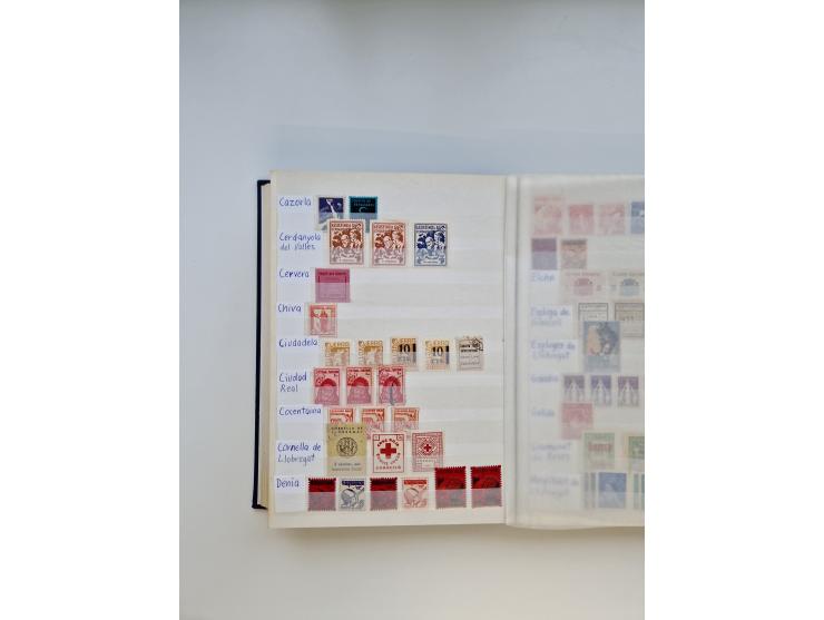 1850/2000, collection in 4 KABE albums and 2 stockbooks, including local stamps, etc.