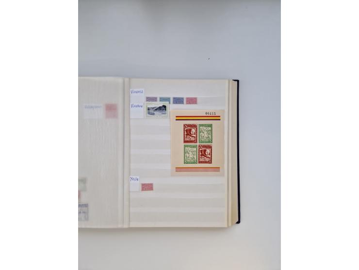 1850/2000, collection in 4 KABE albums and 2 stockbooks, including local stamps, etc.