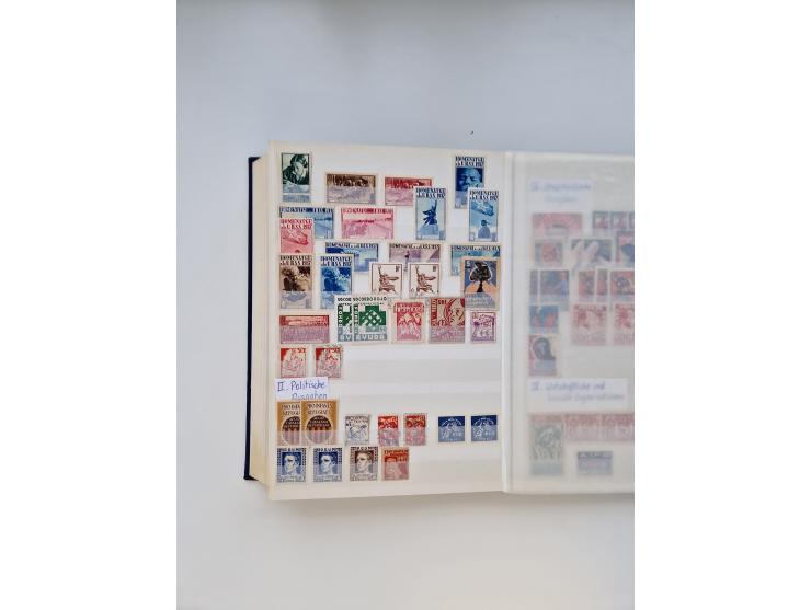 1850/2000, collection in 4 KABE albums and 2 stockbooks, including local stamps, etc.