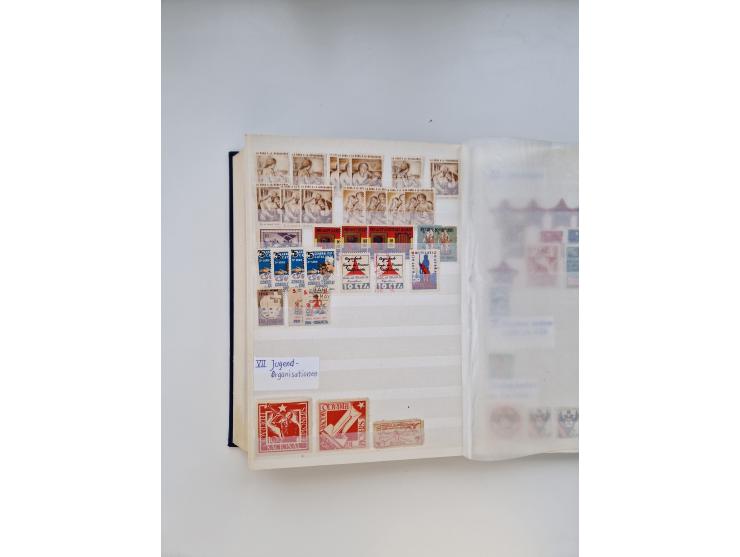 1850/2000, collection in 4 KABE albums and 2 stockbooks, including local stamps, etc.