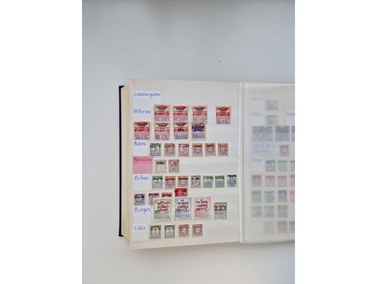 1850/2000, collection in 4 KABE albums and 2 stockbooks, including local stamps, etc.