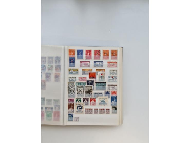 1850/2000, collection in 4 KABE albums and 2 stockbooks, including local stamps, etc.