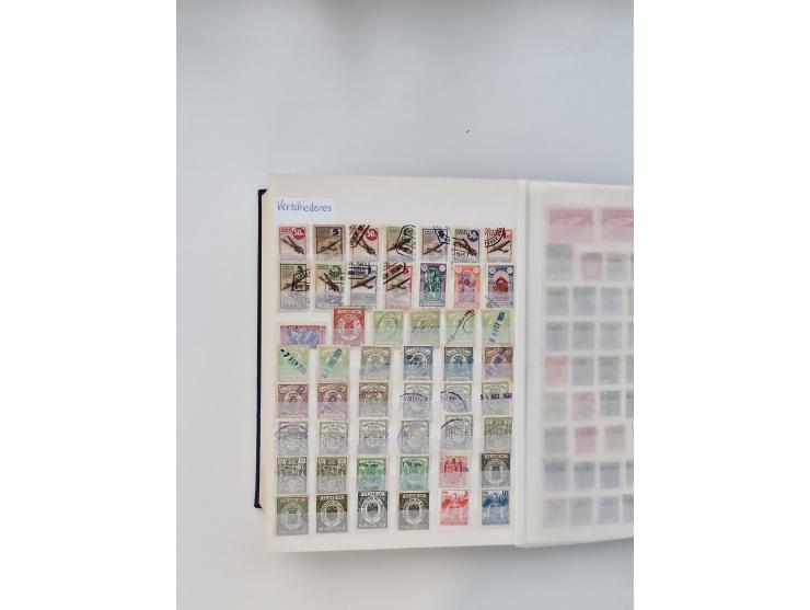1850/2000, collection in 4 KABE albums and 2 stockbooks, including local stamps, etc.