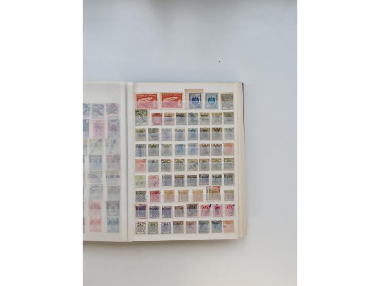 1850/2000, collection in 4 KABE albums and 2 stockbooks, including local stamps, etc.