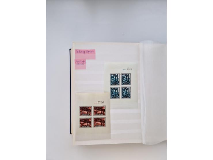 1850/2000, collection in 4 KABE albums and 2 stockbooks, including local stamps, etc.