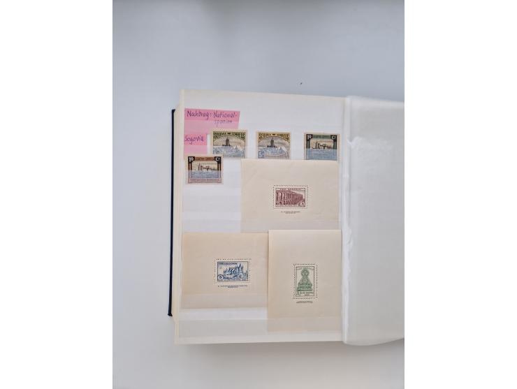 1850/2000, collection in 4 KABE albums and 2 stockbooks, including local stamps, etc.