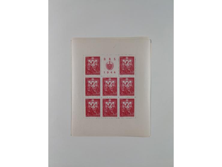 1939/2004, mint never hinged collection, from 1939-45 except Mi.-Nr. 24-38 in the main catalogue numbers complete incl. posta