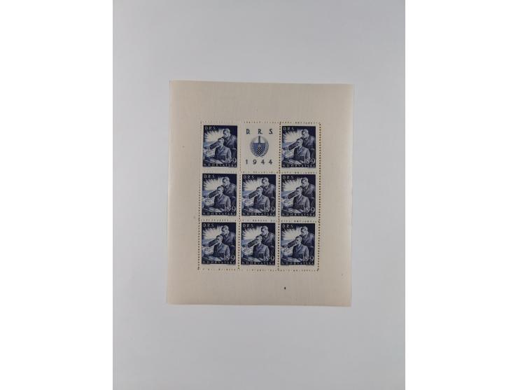 1939/2004, mint never hinged collection, from 1939-45 except Mi.-Nr. 24-38 in the main catalogue numbers complete incl. posta