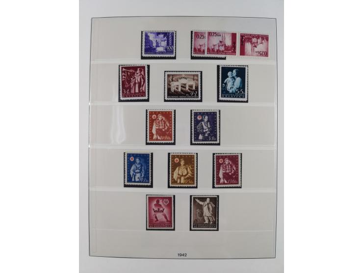 1939/2004, mint never hinged collection, from 1939-45 except Mi.-Nr. 24-38 in the main catalogue numbers complete incl. posta