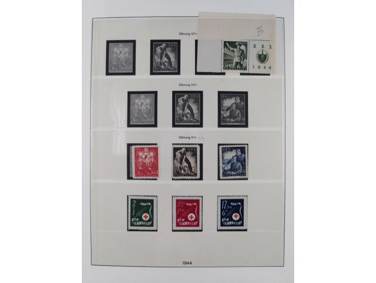 1939/2004, mint never hinged collection, from 1939-45 except Mi.-Nr. 24-38 in the main catalogue numbers complete incl. posta