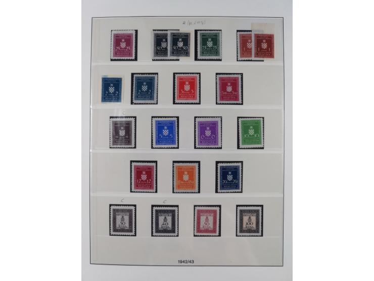 1939/2004, mint never hinged collection, from 1939-45 except Mi.-Nr. 24-38 in the main catalogue numbers complete incl. posta