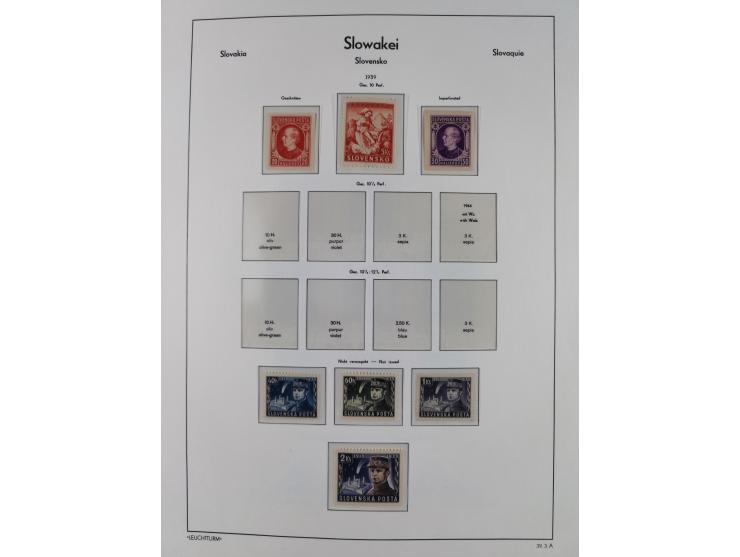 1939/2004, mint never hinged collection, from 1939-45 except Mi.-Nr. 24-38 in the main catalogue numbers complete incl. posta